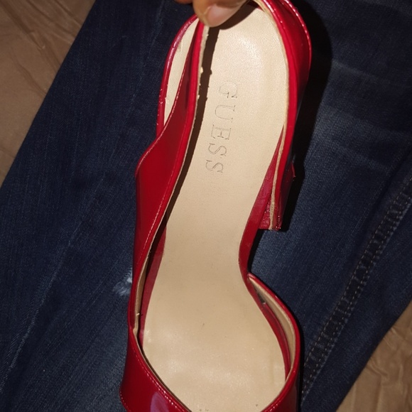 Guess Red HOT stilettos - Picture 3 of 5